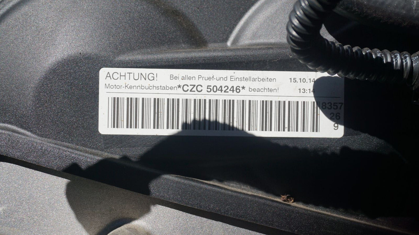 AUDI VOLKSWAGEN 1.4TFSI ENGINE CZCA CODE